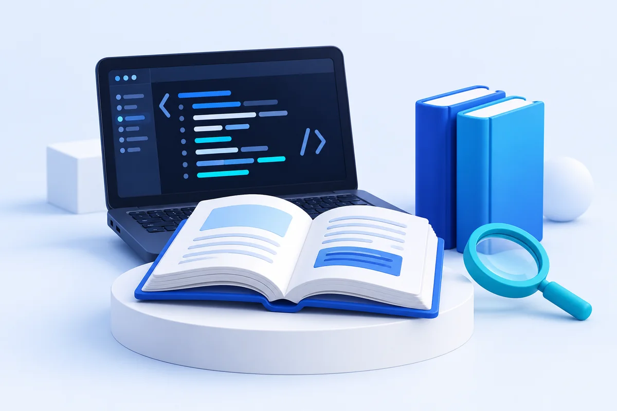 أدلة تعليمية لتطوير المواقع مع كتاب مفتوح وواجهة برمجة وبحث