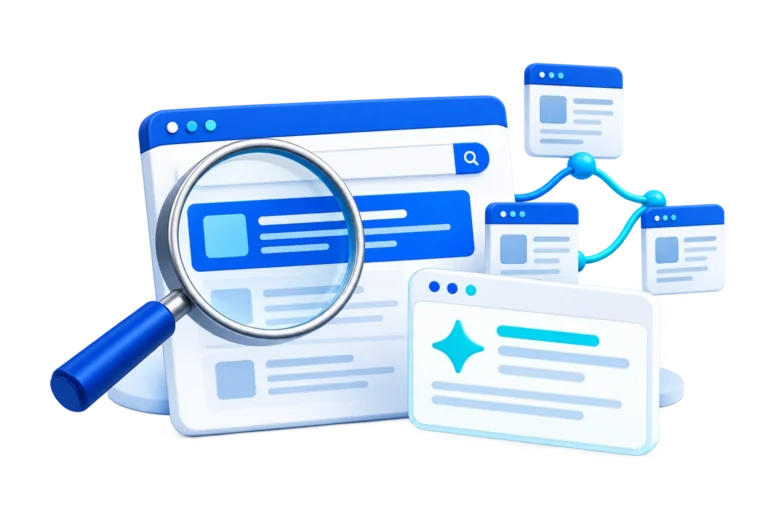 تطوير WordPress وWooCommerce 3 تحسين ظهور الموقع في نتائج البحث وإجابات الذكاء الاصطناعي وربط الصفحات