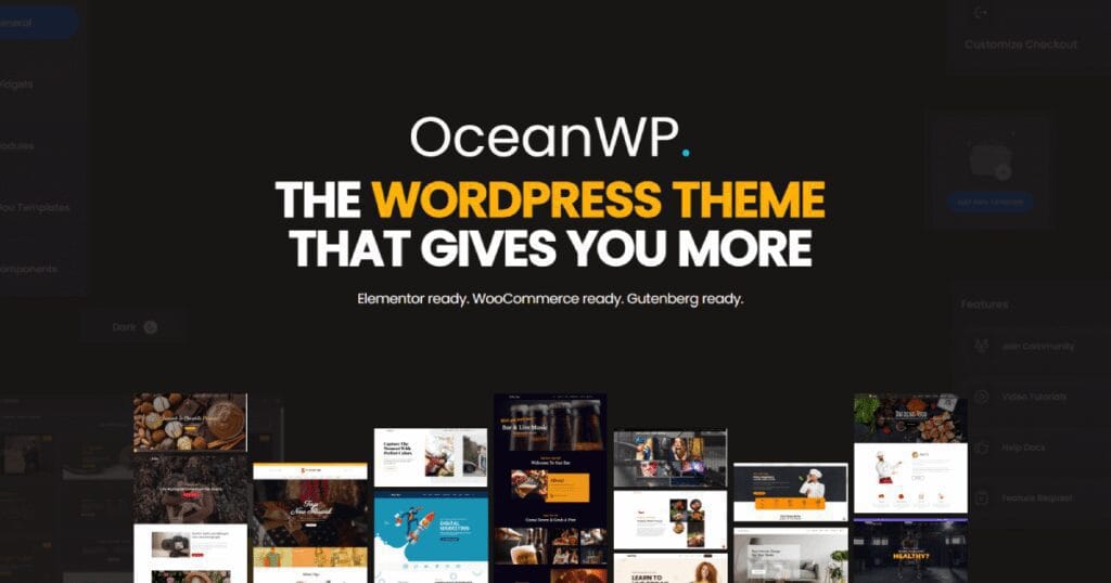 دليل شامل عن قالب OceanWP يوضّح الأداء، السيو، تجربة المستخدم، ودعمه لمتاجر WooCommerce
