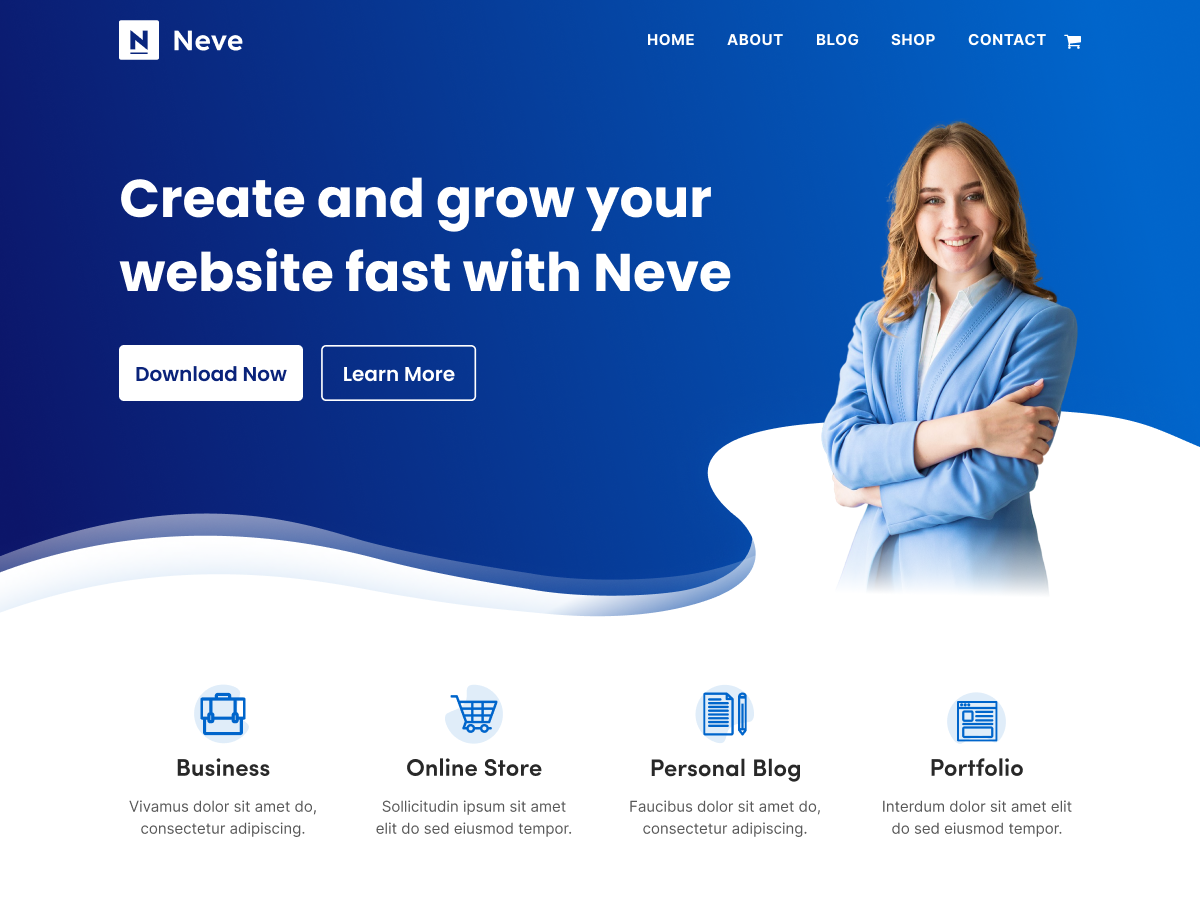 قالب ووردبريس Neve