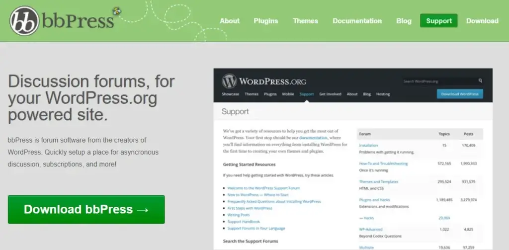 إضافة منتدى bbPress لموقع ووردبريس