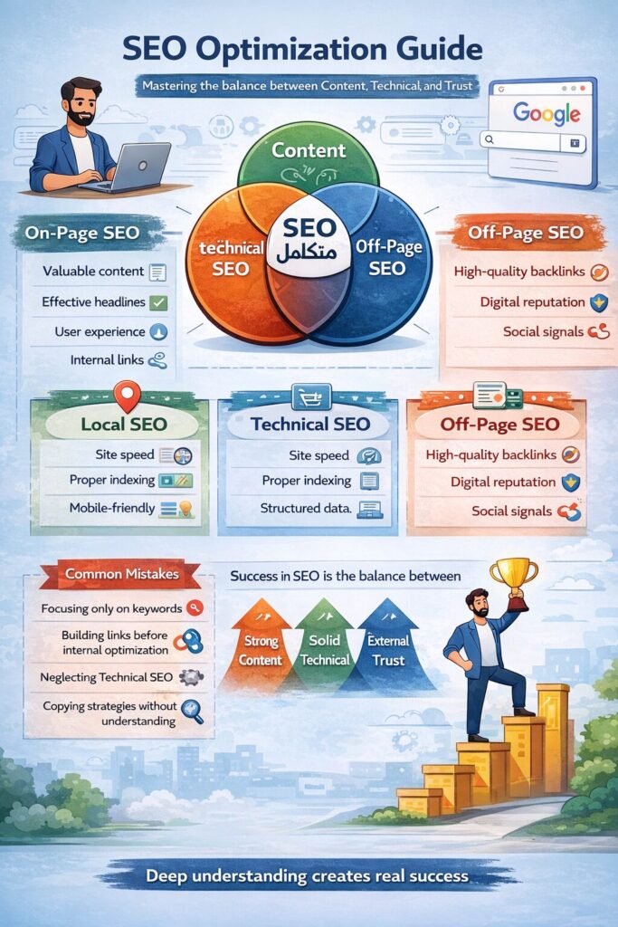 أنواع تحسين محركات البحث