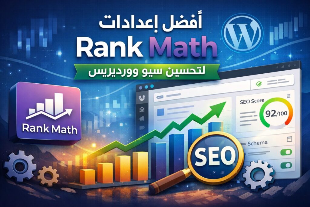 أفضل إعدادات Rank Math لتحسين سيو ووردبريس