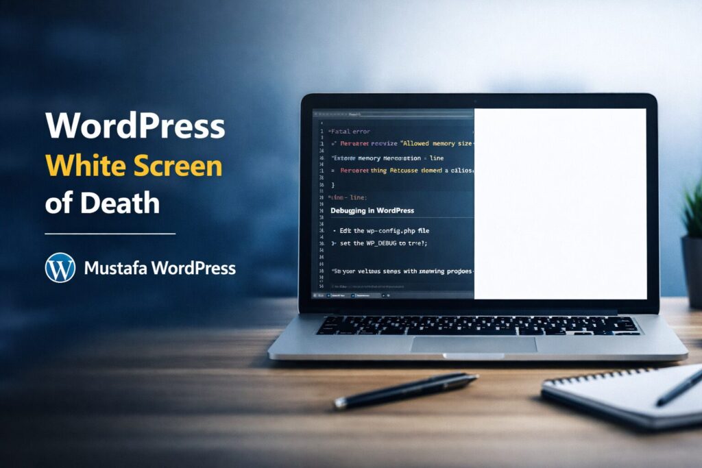 حل مشكلة الشاشة البيضاء في ووردبريس