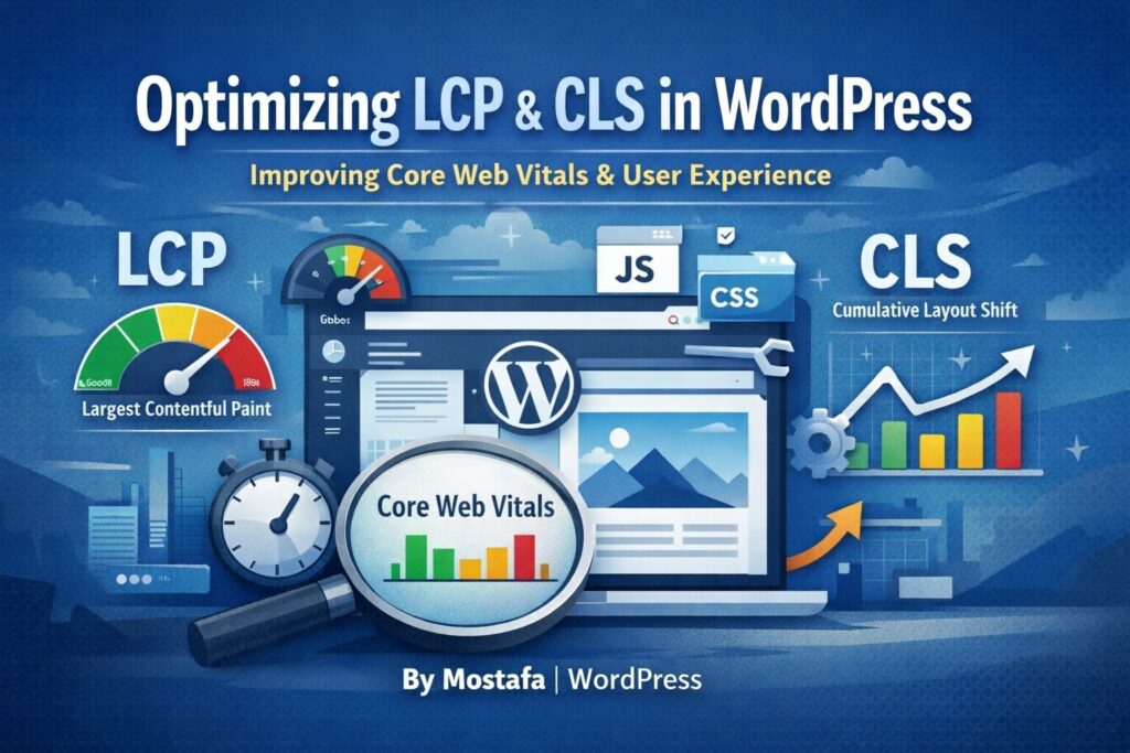 تقليل LCP و CLS في ووردبريس