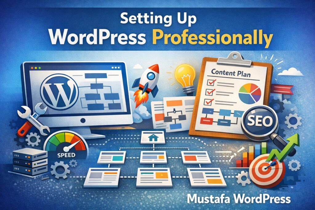 إعداد ووردبريس بشكل احترافي – دليل مصطفى ووردبريس للأداء والسيو