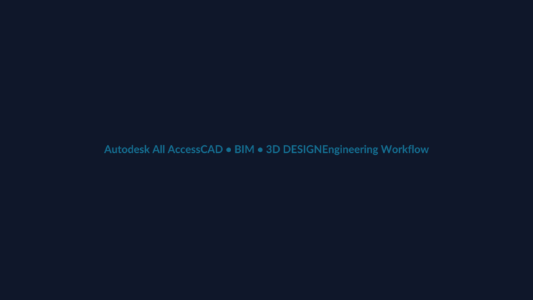 Autodesk All Access للتصميم الهندسي CAD وBIM والتصميم ثلاثي الأبعاد