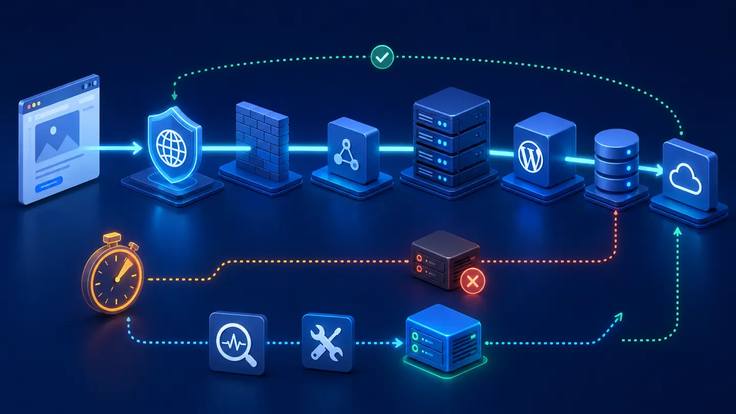 إصلاح خطأ 504 Gateway Timeout في ووردبريس خطوة بخطوة 1 إصلاح خطأ 504 Gateway Timeout في ووردبريس