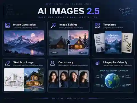 ChatGPT Images 2.5: ما الجديد في توليد وتحرير الصور من OpenAI؟ 2 ملخص بصري لمميزات ChatGPT Images 2.5 مثل التوليد والتحرير والقوالب والتحويل من Sketch والحفاظ على الاتساق