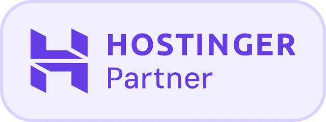 شارة شراكة Mustafa-WP مع Hostinger