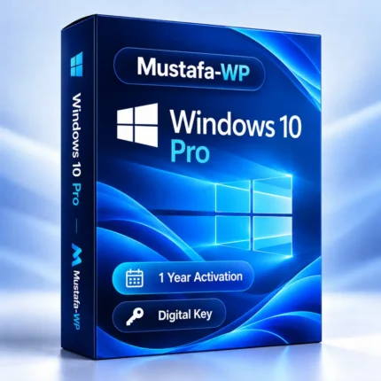 تفعيل Windows 10 Pro لمدة سنة – مفتاح رقمي من Mustafa-WP